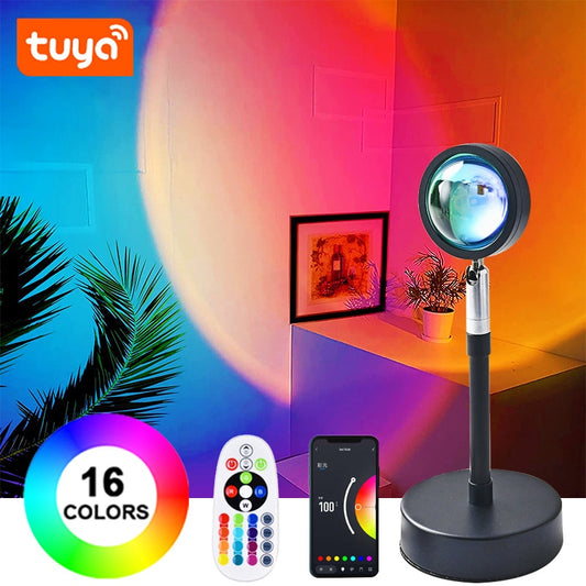 Sunset Projector Lamp RGB Smart APP Remote Control
